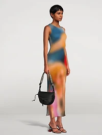 Small Gate Dual Leather Crossbody Bag