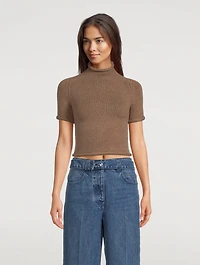 Compact Knit T-Shirt