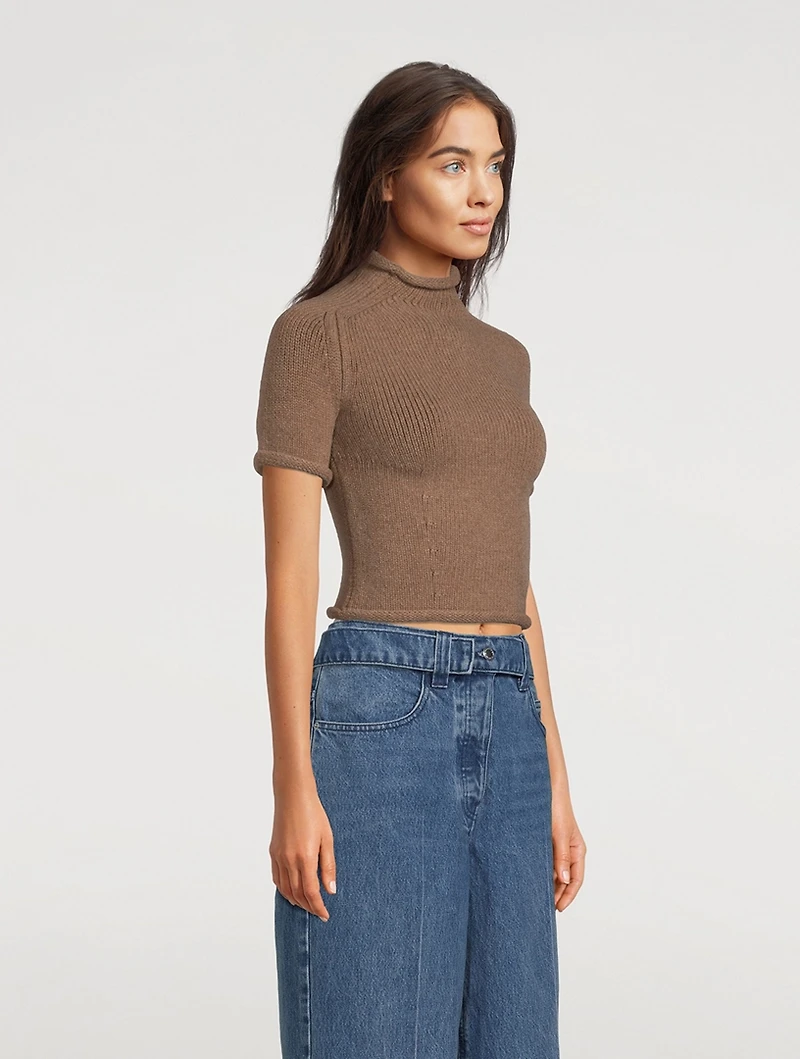 Compact Knit T-Shirt