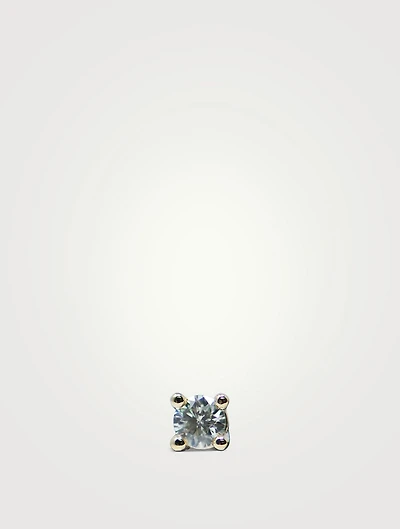 Mel Soldera 14K Gold Diamond Stud Earring