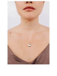 Classique 14K Gold Grande Mélia Pear Necklace With Topaz
