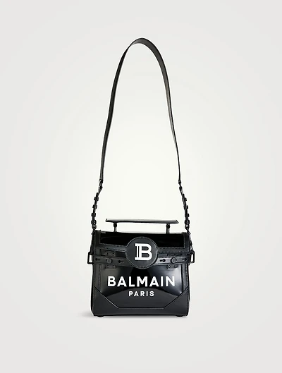 B-Buzz 23 Vinyl And Leather Top Handle Bag