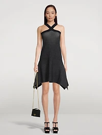 Rib-Knit Halter Dress