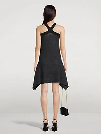 Rib-Knit Halter Dress