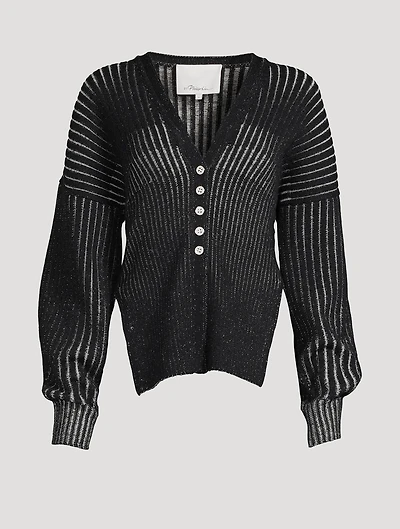 Rib-Knit Cardigan