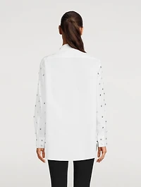 Embellished Poplin Shirt