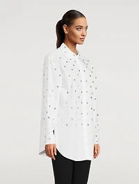 Embellished Poplin Shirt