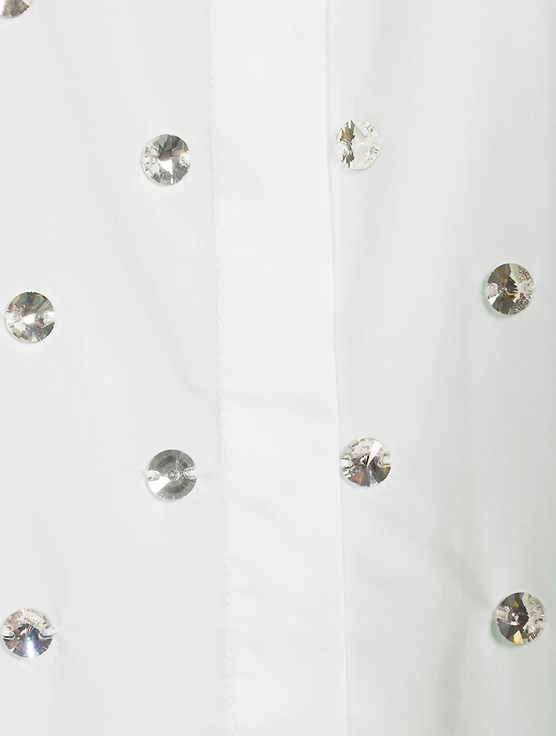 Embellished Poplin Shirt