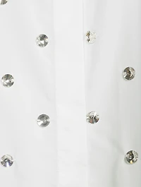 Embellished Poplin Shirt