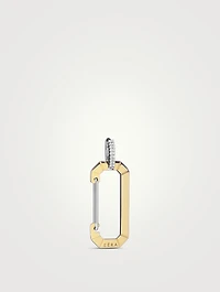 Small Chiara Gold Earring With Diamonds