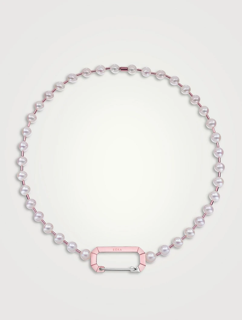 Big Vita Necklace With Pearls