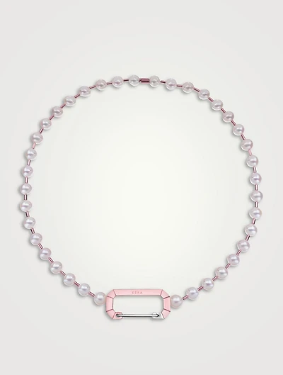 Big Vita Necklace With Pearls