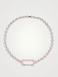 Big Vita Necklace With Pearls
