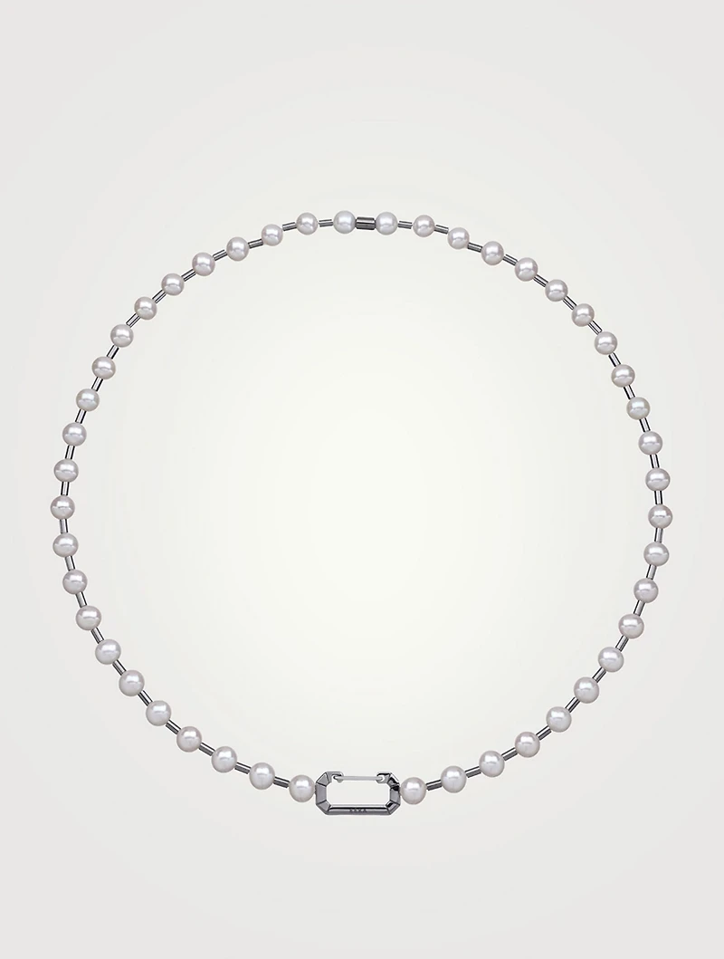 Small Vita Necklace With Pearls