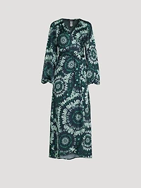 Wrap Dress Mandala Print