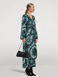 Wrap Dress Mandala Print