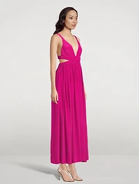 Jillian Cut-Out Maxi Dress