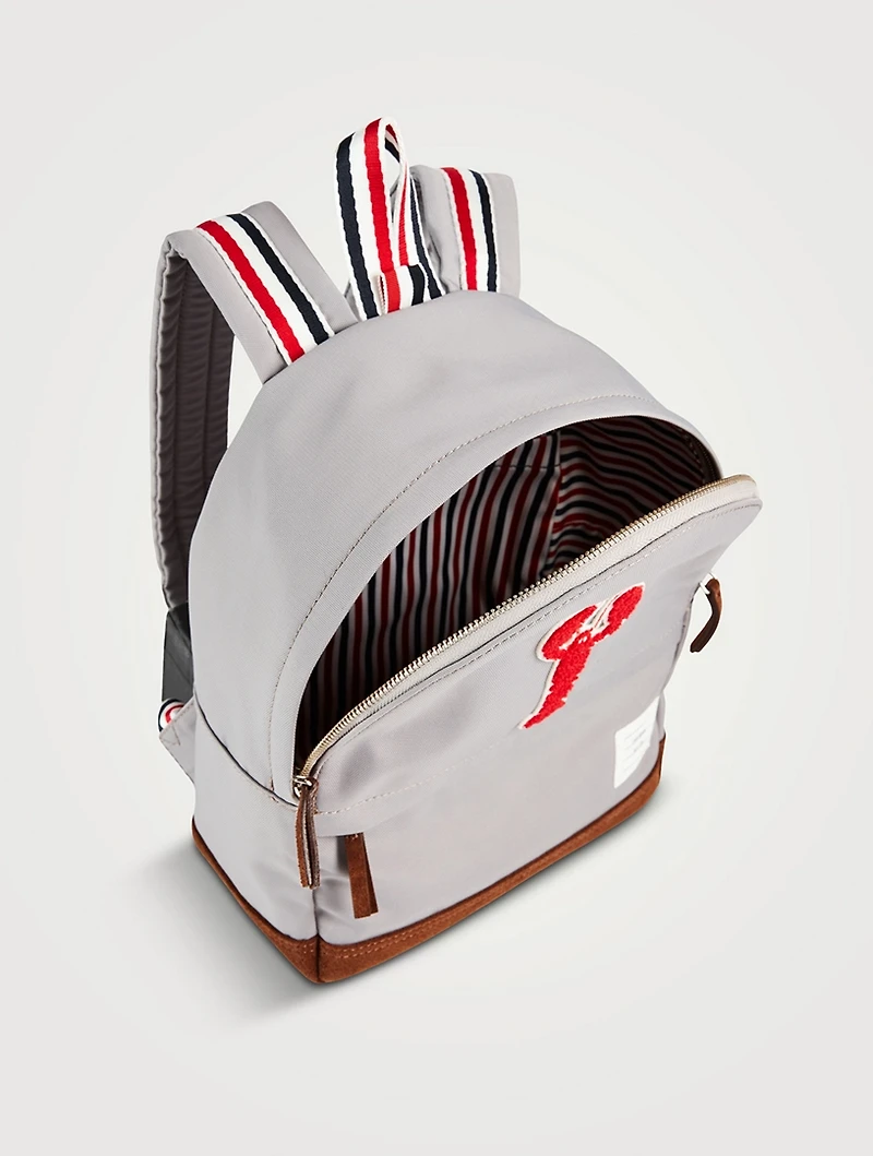 Nylon Backpack With Lobster Patch