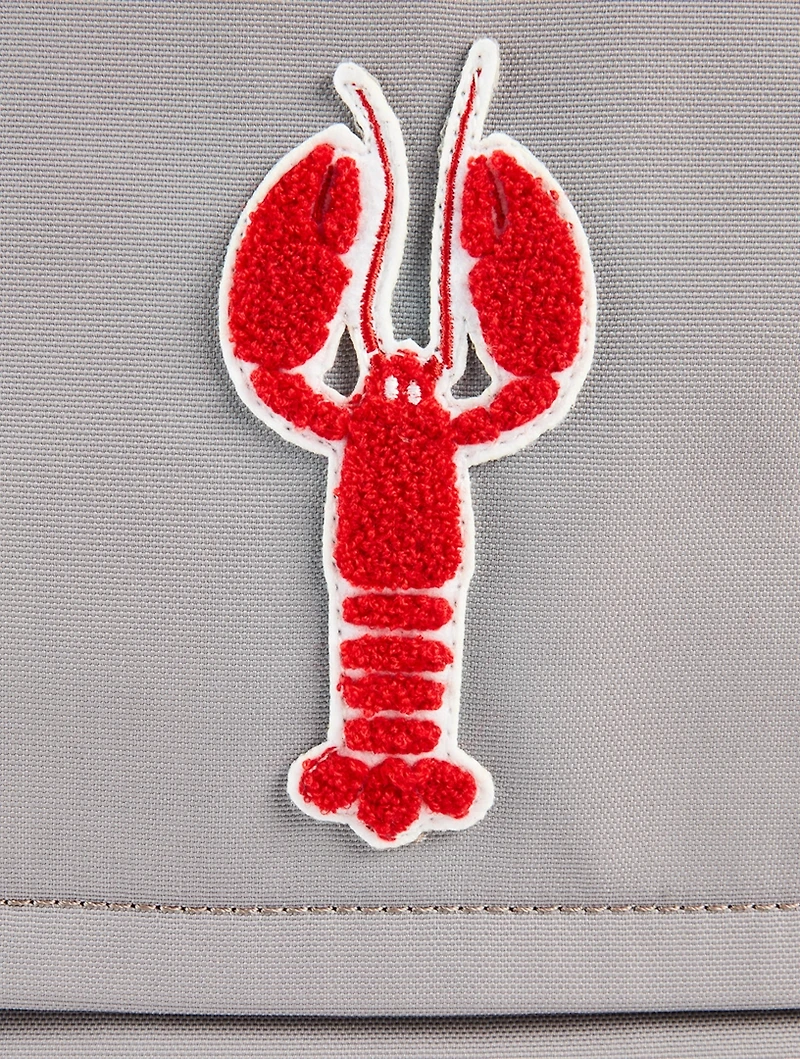 Nylon Backpack With Lobster Patch