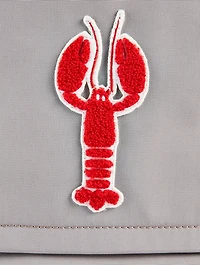 Nylon Backpack With Lobster Patch