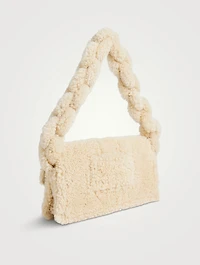 Le Bambidou Shearling Shoulder Bag