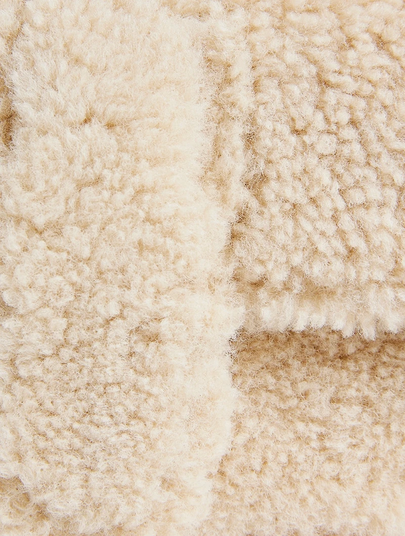 Le Bambidou Shearling Shoulder Bag