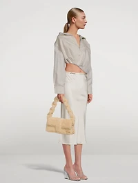Le Bambidou Shearling Shoulder Bag