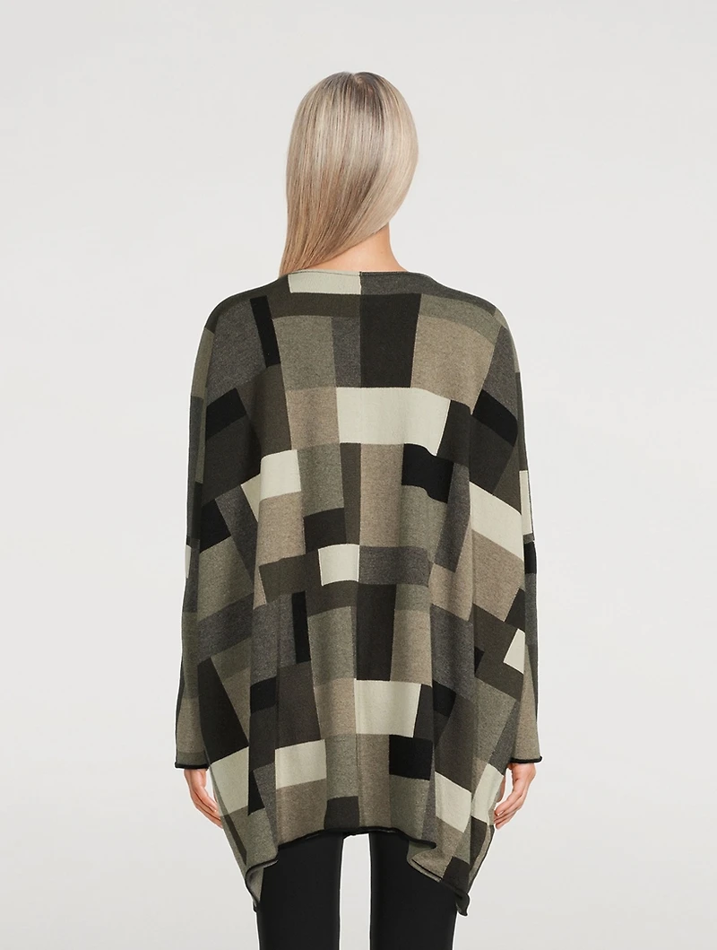 Geometric Jacquard Cashmere Sweater