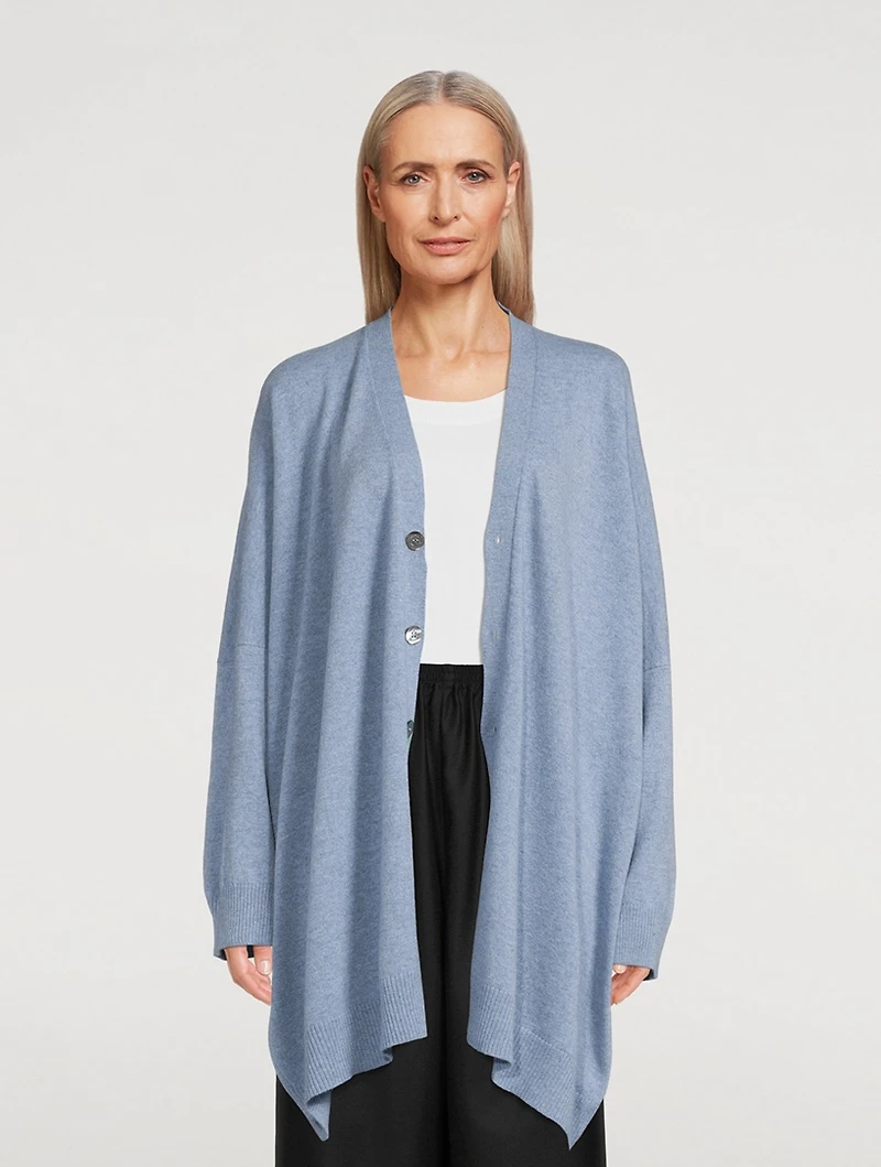 Long Cashmere Cardigan