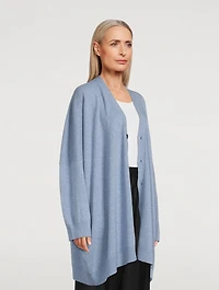 Long Cashmere Cardigan