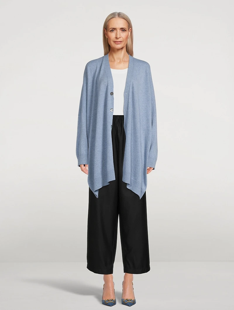 Long Cashmere Cardigan