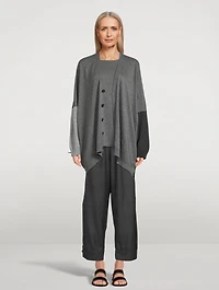 Colourblock Cashmere And Silk Cardigan