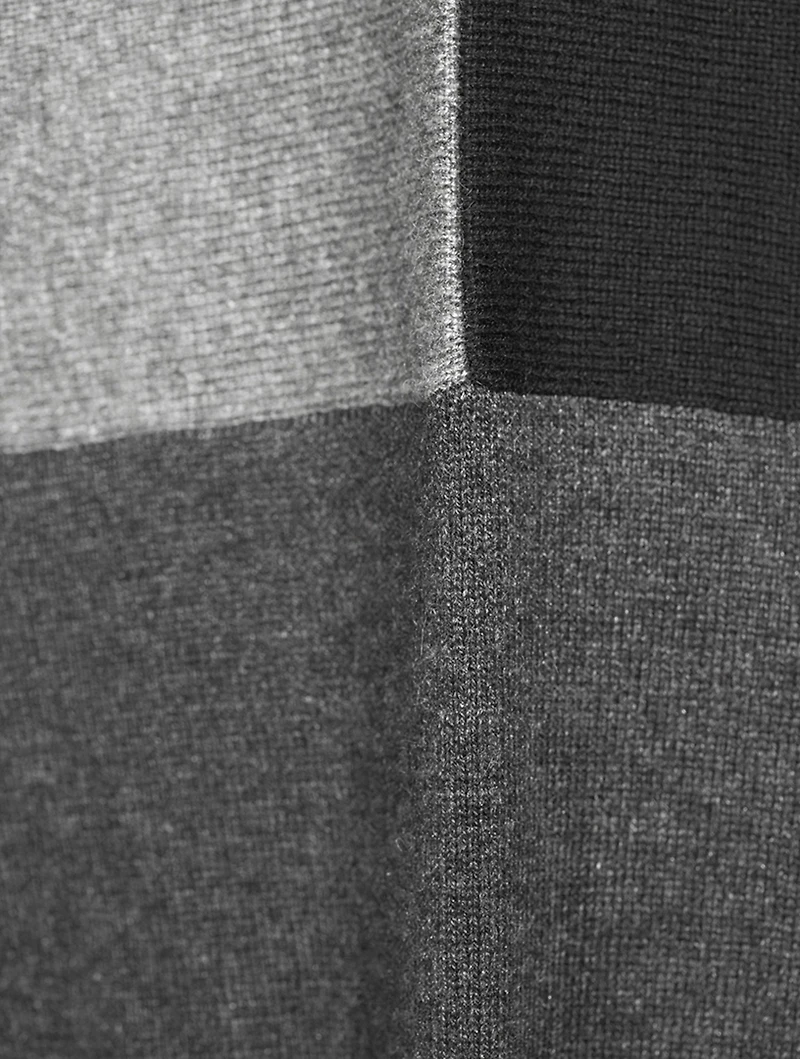 Colourblock Cashmere And Silk Cardigan
