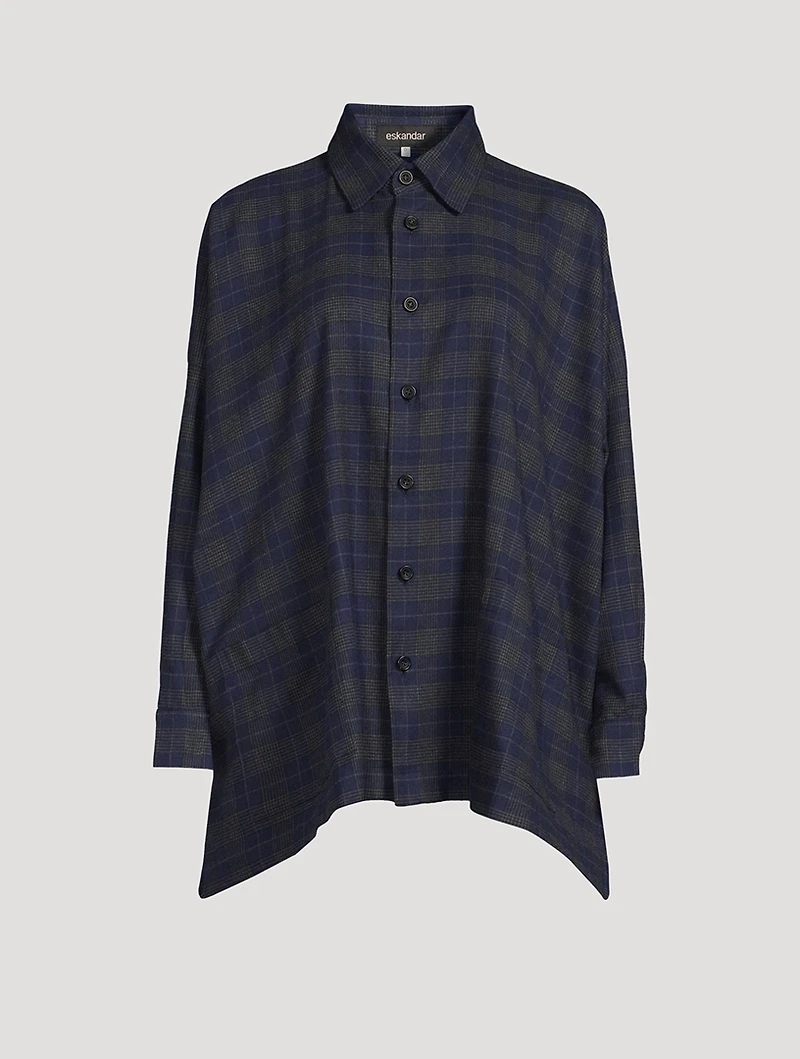 Cotton Shirt Plaid Print