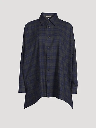 Cotton Shirt Plaid Print