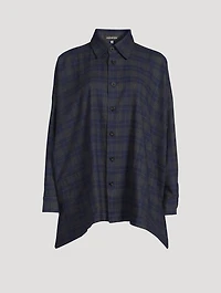 Cotton Shirt Plaid Print