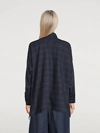 Cotton Shirt Plaid Print