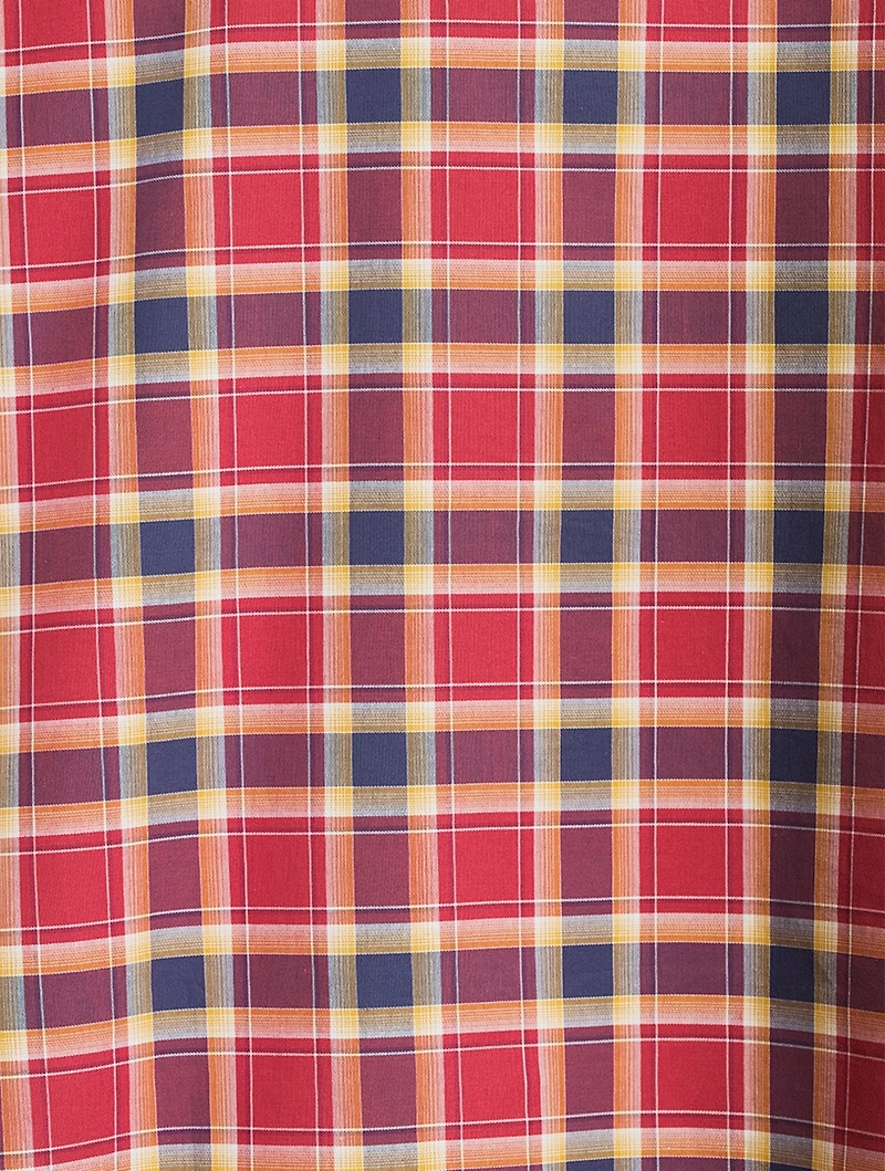Cotton Shirt Plaid Print