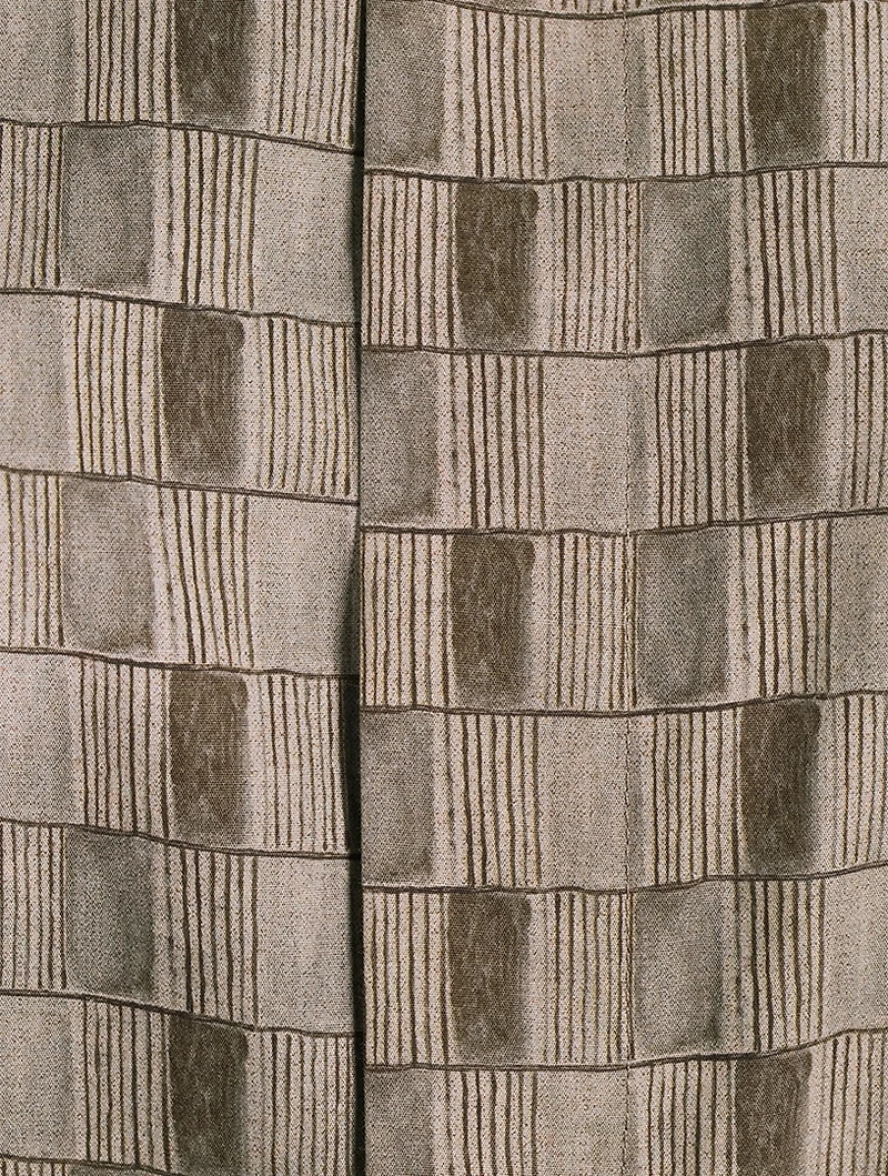 Long Printed A-Line Cotton Shirt