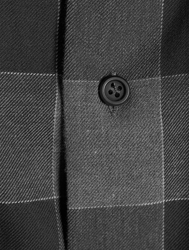 Brushed Cotton Shirt Plaid Print
