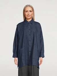 Long Denim Shirt