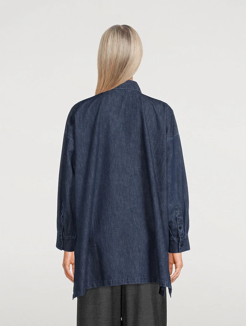 Long Denim Shirt