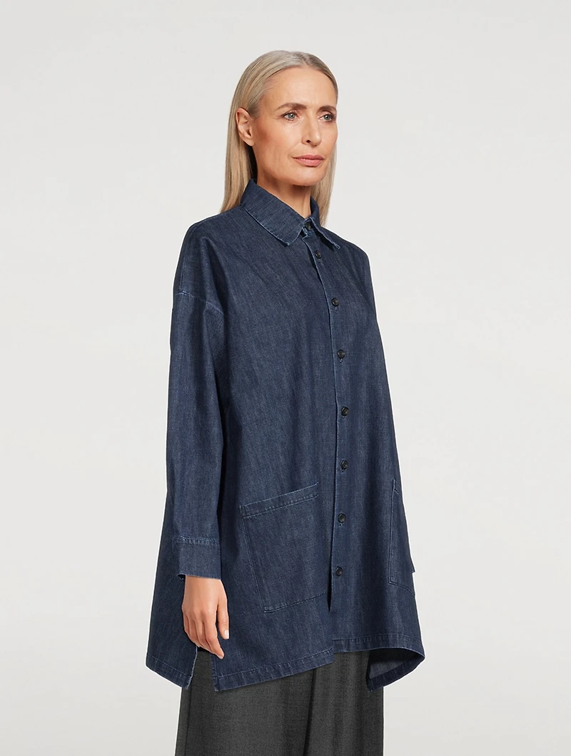 Long Denim Shirt