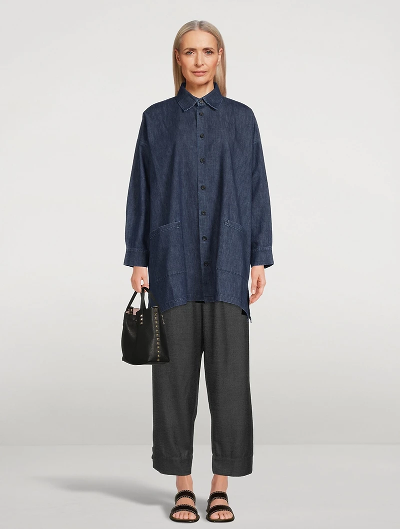 Long Denim Shirt