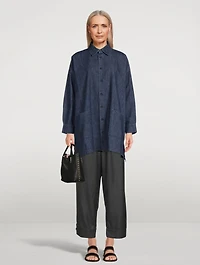 Long Denim Shirt