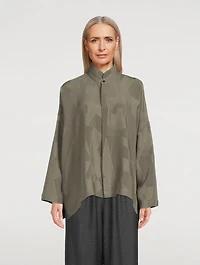 Kyoto silk Jacquard Shirt