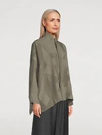 Kyoto silk Jacquard Shirt