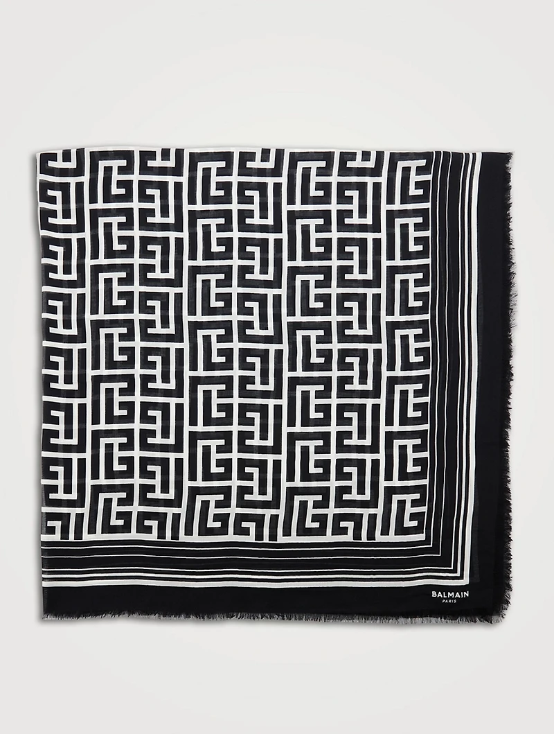 Modal Monogram Scarf