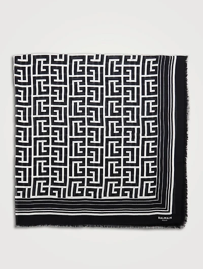 Modal Monogram Scarf