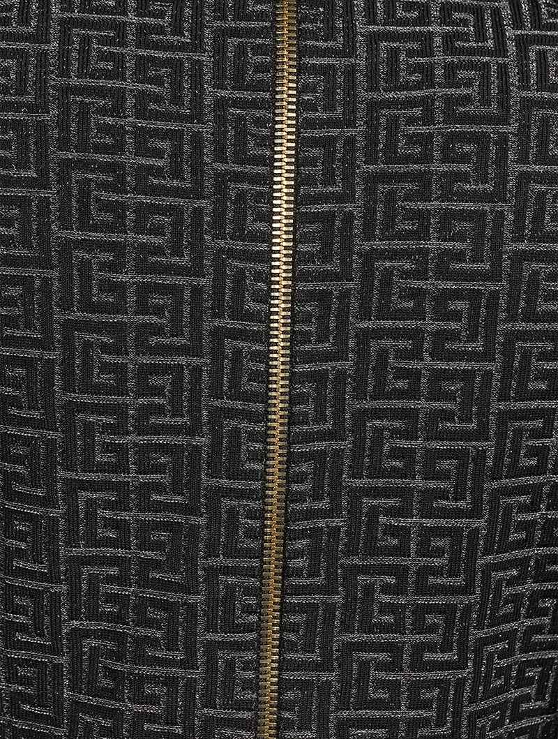 Monogram Jacquard Mini Dress